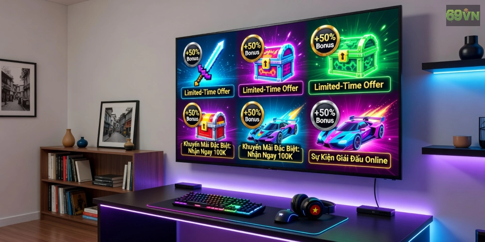 Khám phá khái niệm game khuyến mãi 69vn với hình ảnh minh họa hấp dẫn và dễ hiểu