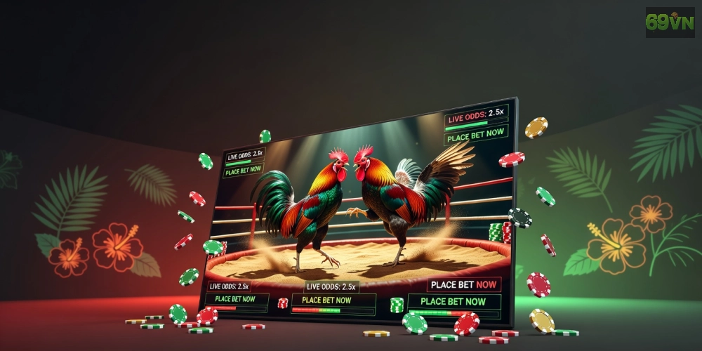 Hình minh họa khái niệm đá gà casino trực tiếp cơ bản và hấp dẫn
