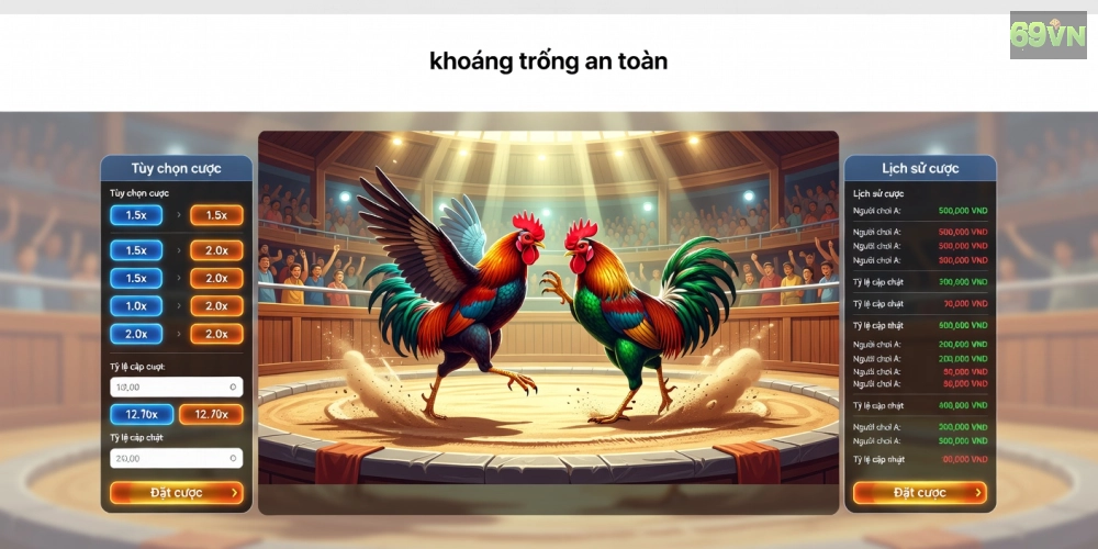Giao diện trang đá gà trực tiếp hàng đầu với các trận đấu sôi động